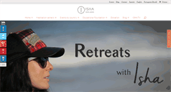 Desktop Screenshot of isha.com
